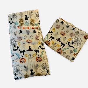 Cynthia Rowley Halloween Theme Twin Sheet Set and Mattress Pad